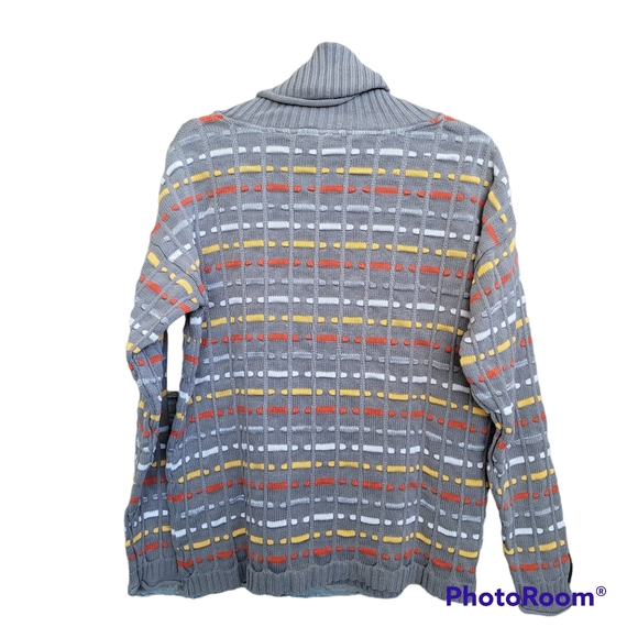 Cotton Country Neutral Fall Turtleneck Sweater - Picture 3 of 7